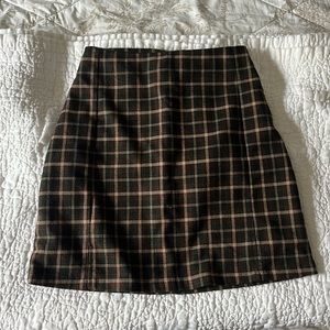 Plaid skirt